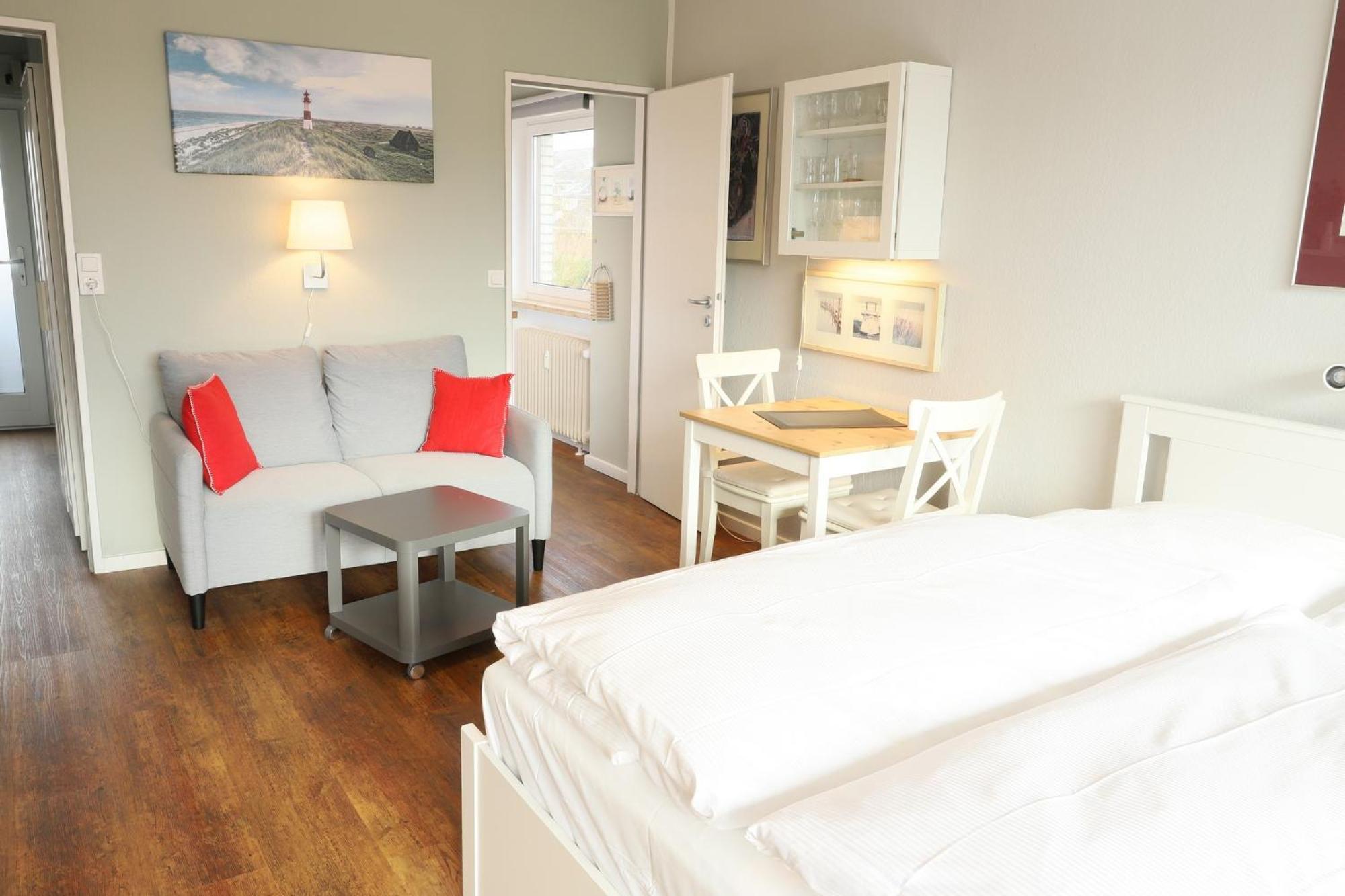 ווסטרלנד Helle, 1- Zimmer Appartement Mit Doppelbett מראה חיצוני תמונה