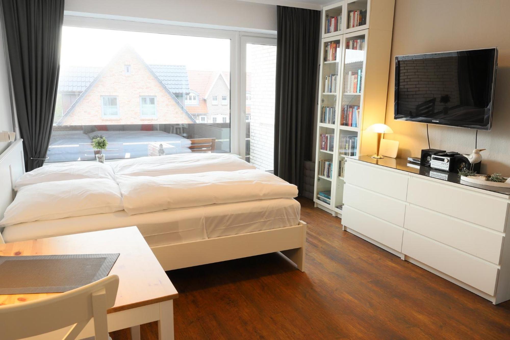 ווסטרלנד Helle, 1- Zimmer Appartement Mit Doppelbett מראה חיצוני תמונה
